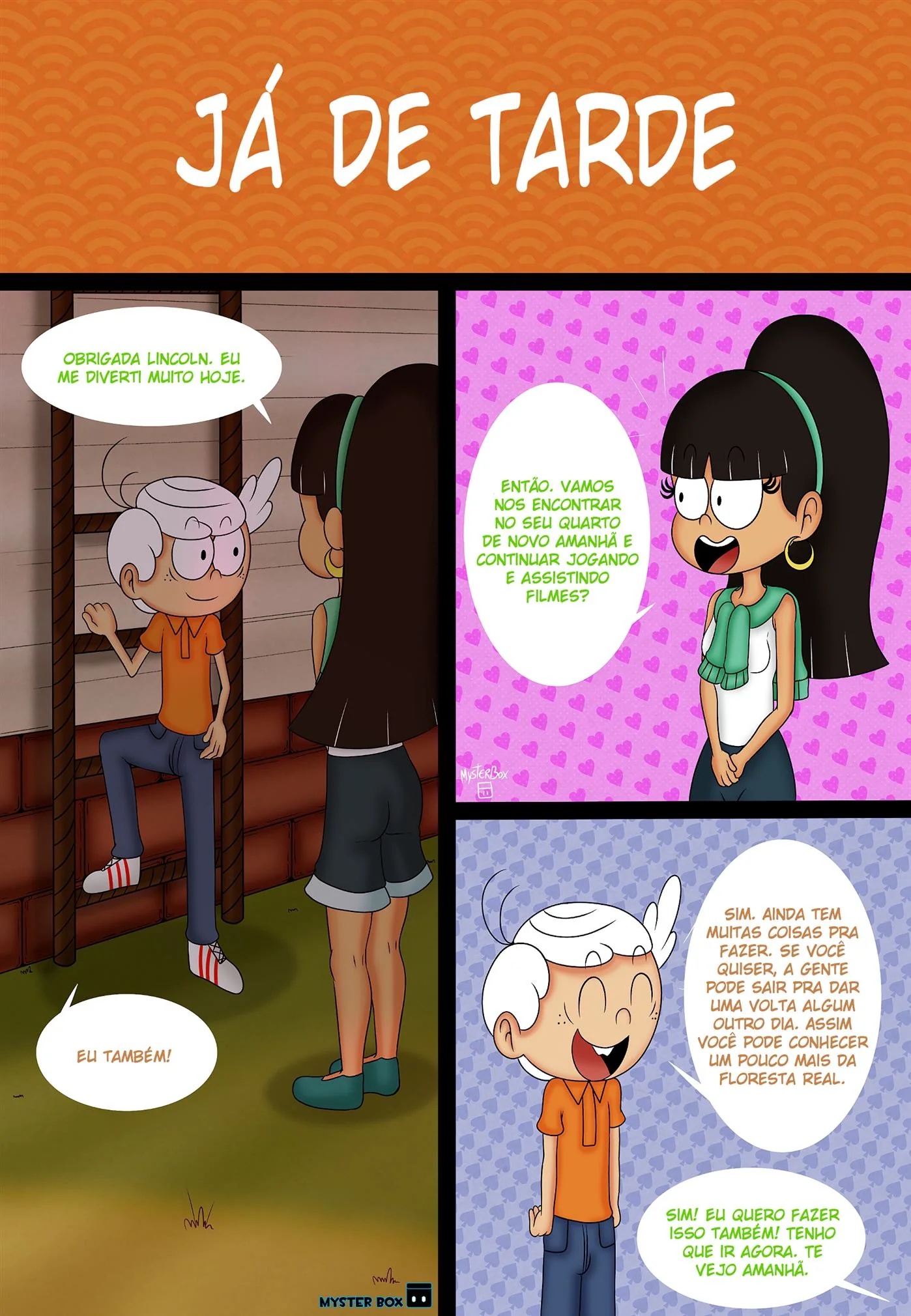 O Vizinho Tarado: Lincoln Comendo a Buceta da Piranha da Vizinha Beatrix The Loud House Porno em HQ Brasileiro