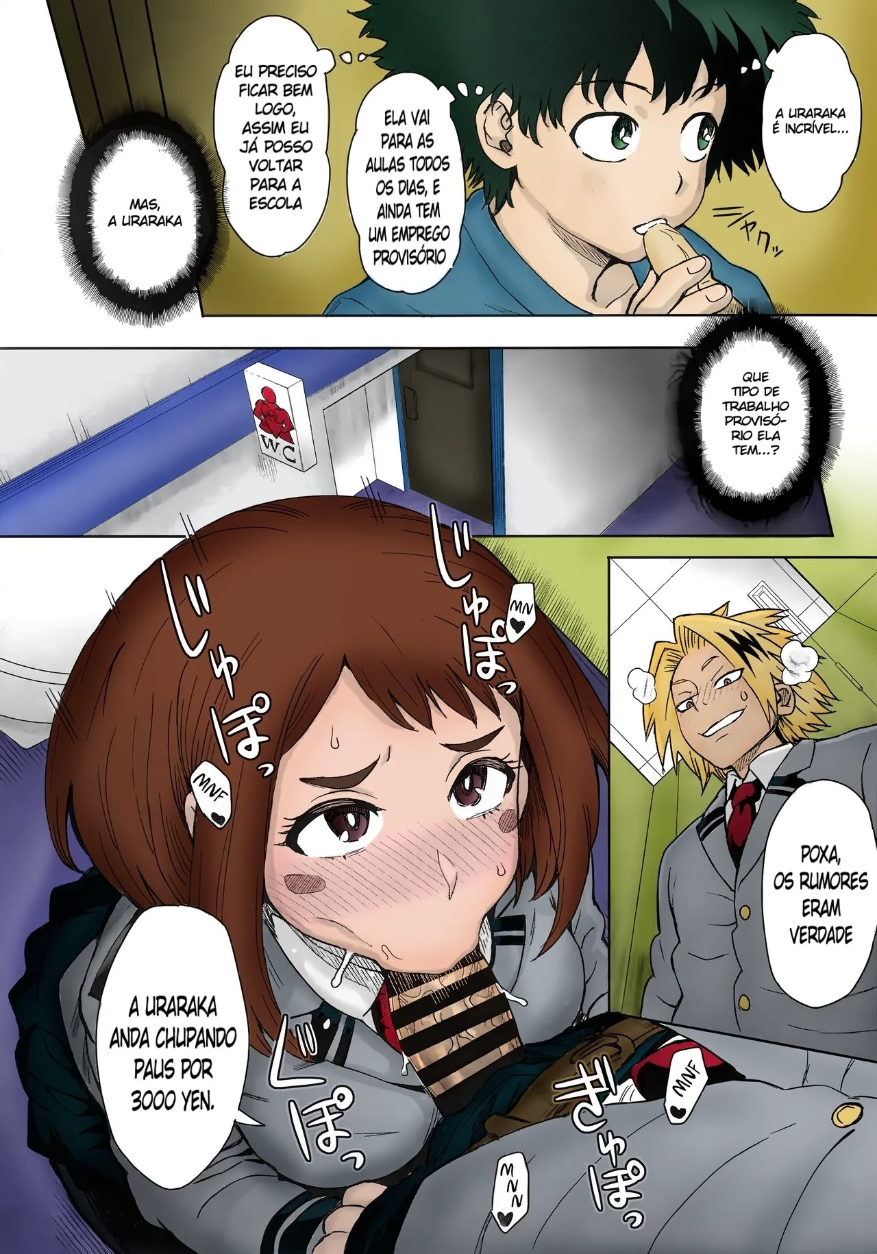 Ochako Uraraka: A Puta de Boku no Hero em Hentai HQ Brasileiro