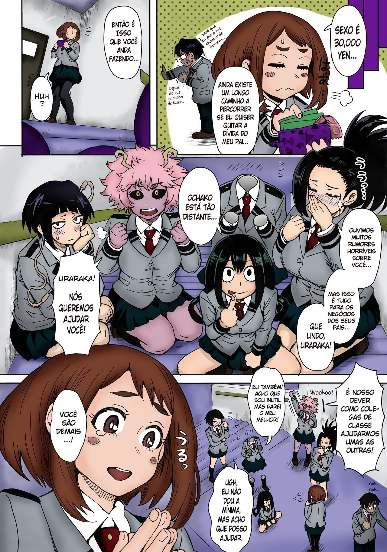 Ochako Uraraka: A Puta de Boku no Hero em Hentai HQ Brasileiro