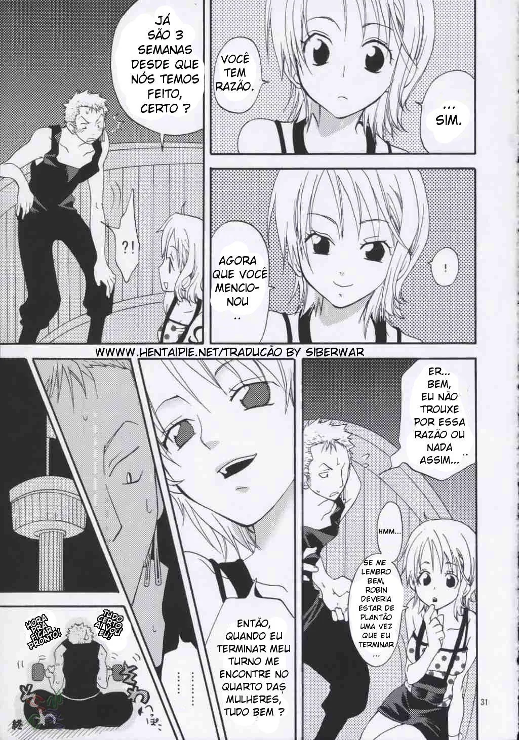 One piece – A Fuga Safada de Nami e Zoro