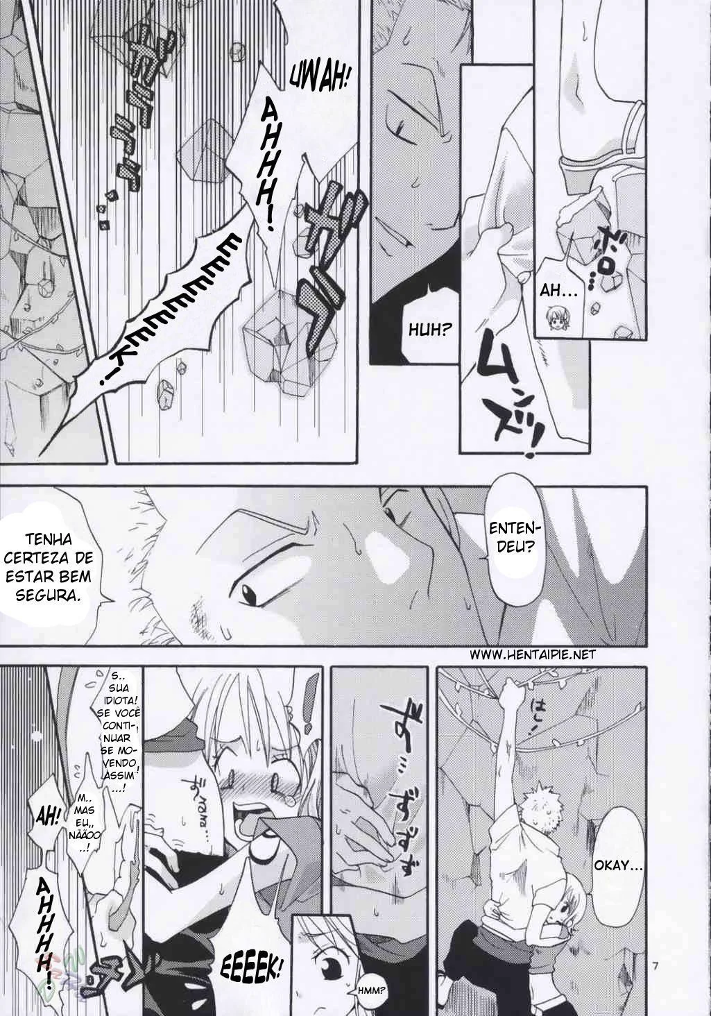 One piece – A Fuga Safada de Nami e Zoro