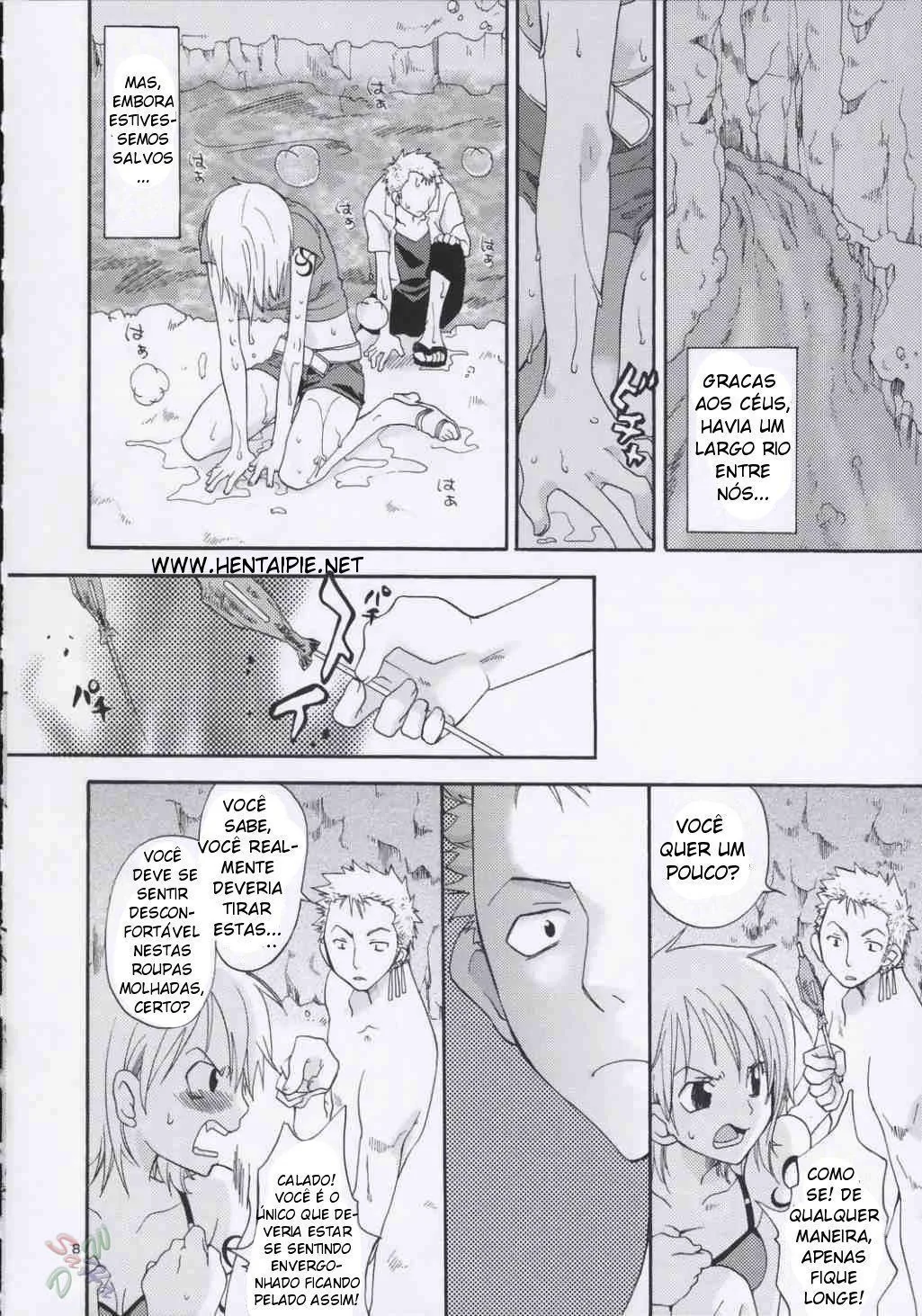 One piece – A Fuga Safada de Nami e Zoro