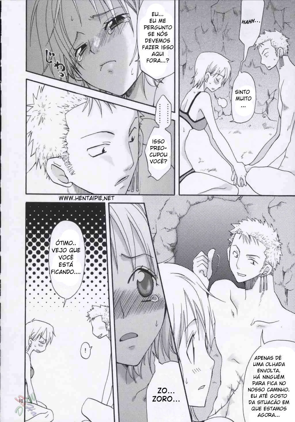 One piece – A Fuga Safada de Nami e Zoro