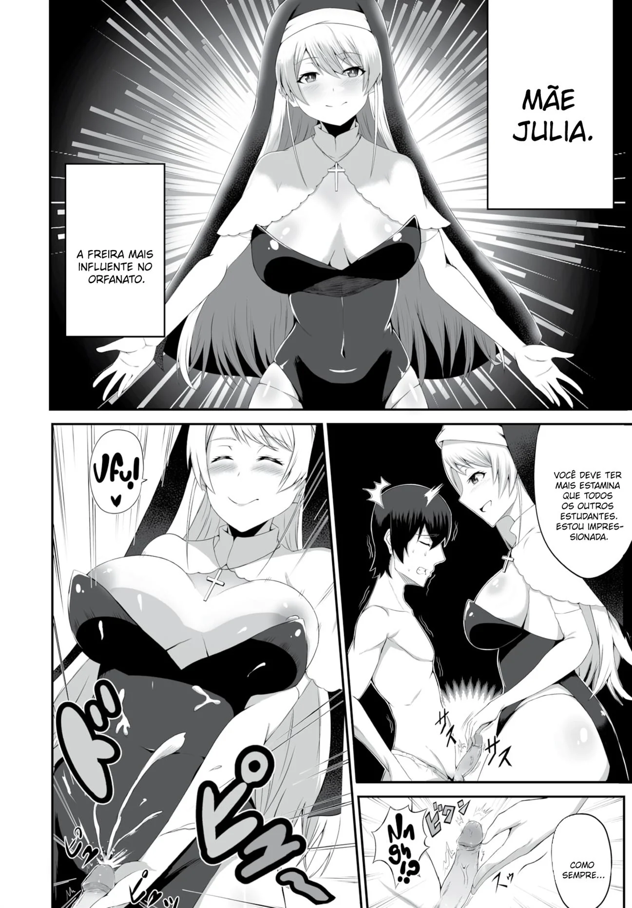 Orfanato das Piranhas Peitudas: Garotos Recheados de Experiência em Hentai HQ Brasileiro