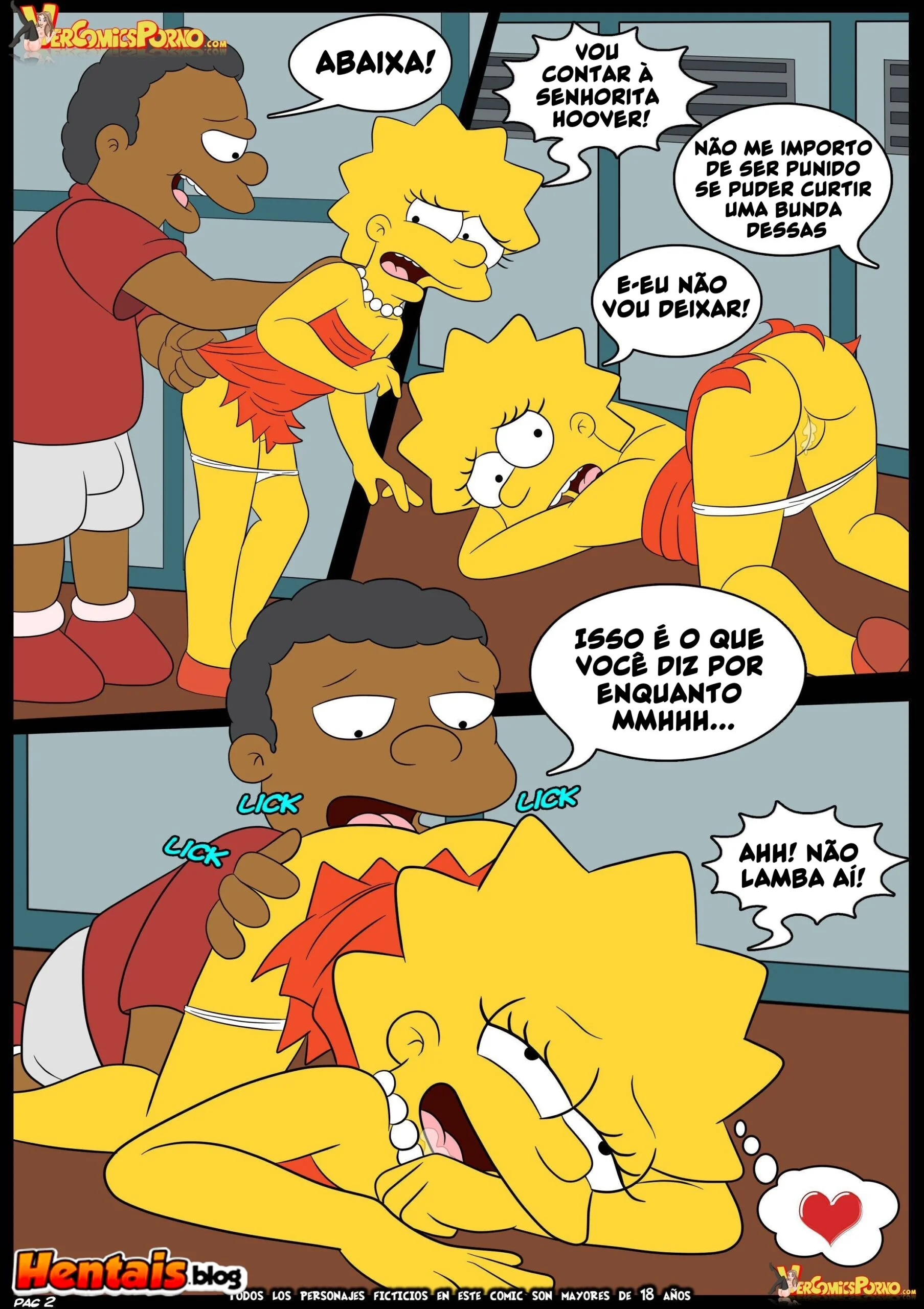 Os Simpsons: Ensaios do Valentão com Marge em Hentai HQ Os Simpsons: Ensaios do Valentão com Marge em Hentai HQ
