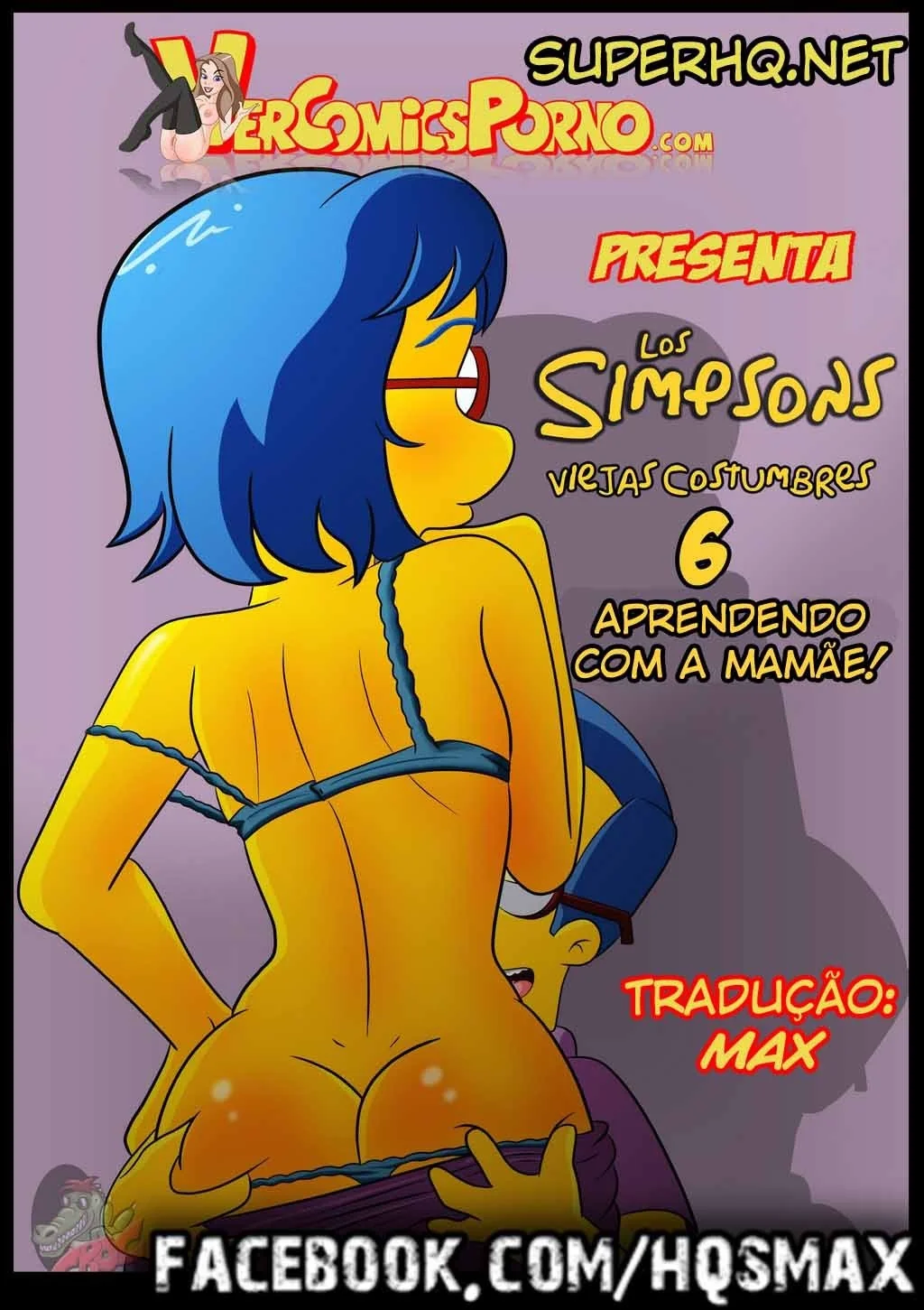 Os Simpsons Hentai: Velhos Costumes VL.06 - Muita Buceta e Pica em Família Safada! Em HQ Brasileiro