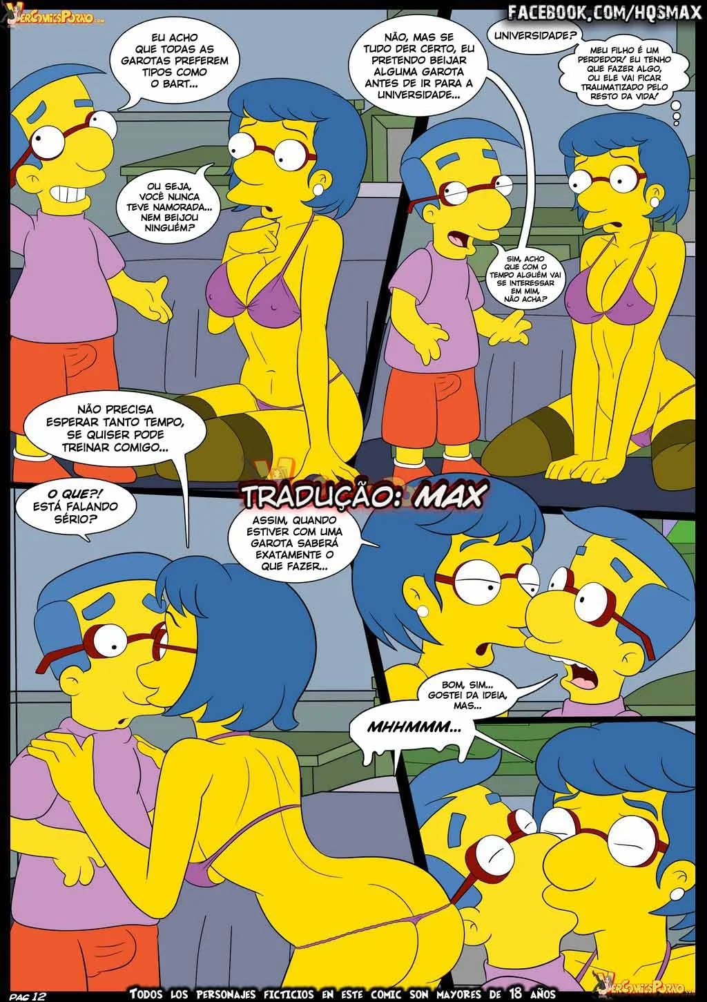 Os Simpsons Hentai: Velhos Costumes VL.06 - Muita Buceta e Pica em Família Safada! Em HQ Brasileiro