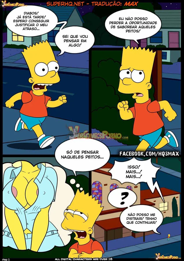 Os Simpsons Hentai: Velhos Costumes VL.08 - Uma Família Tarada em Hentai HQ Brasileiro
