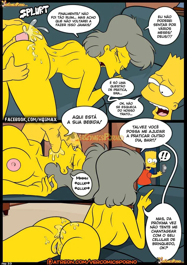 Os Simpsons Hentai: Velhos Costumes VL.08 - Uma Família Tarada em Hentai HQ Brasileiro
