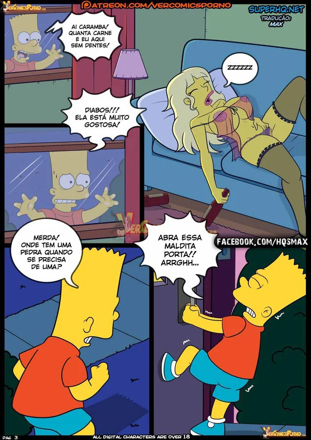 Os Simpsons Hentai: Velhos Costumes VL.08 - Uma Família Tarada em Hentai HQ Brasileiro