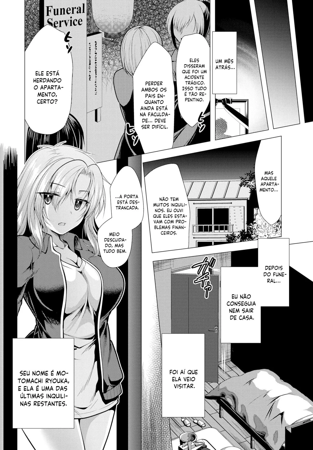 Pagando o aluguel com sexo: Piranha safada fode gostoso em HQ Brasileiro