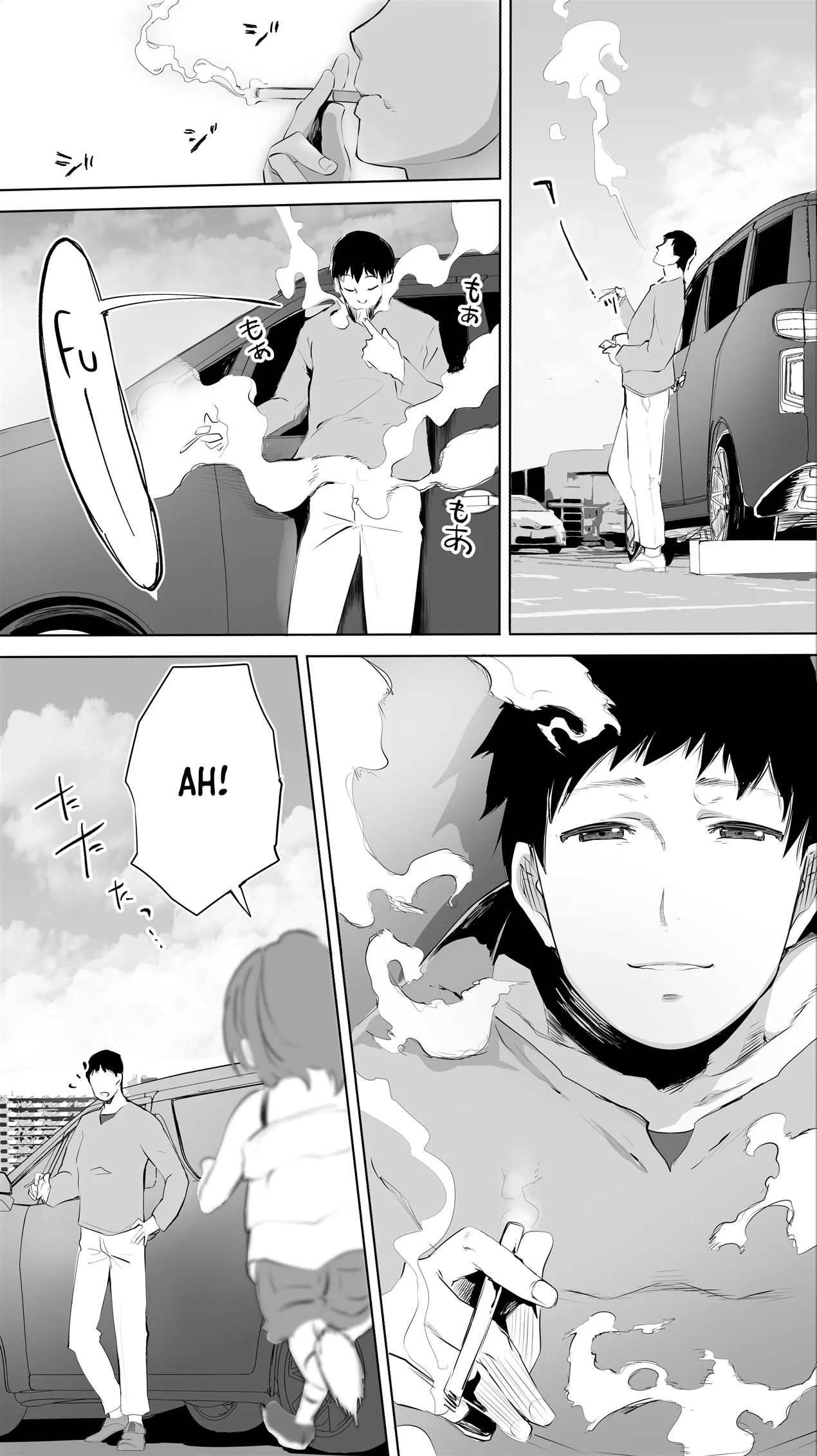 Pai de Família Tarado: Dando um Trato na Colegial Mei em Hentai HQ Brasileiro!