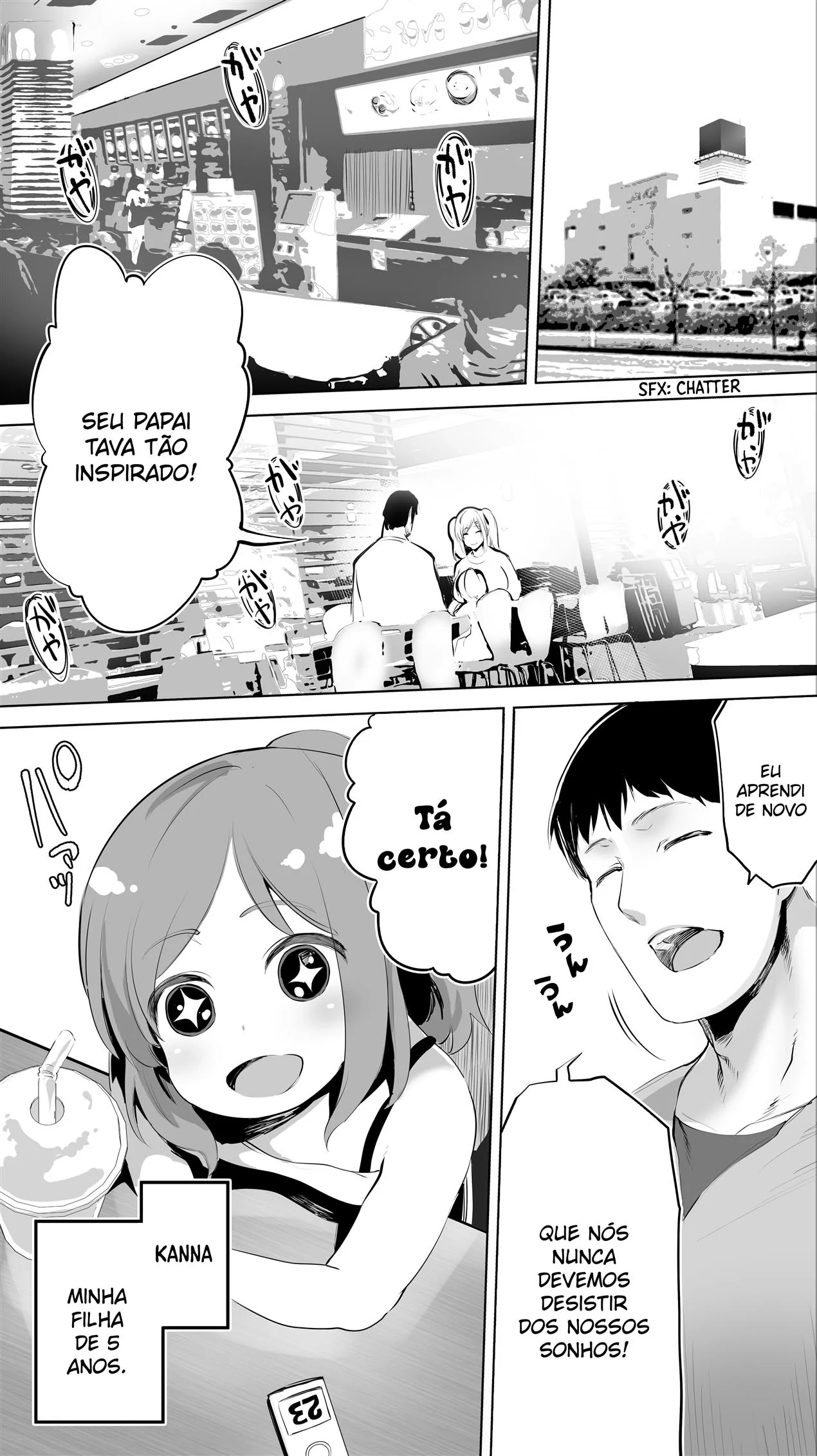 Pai de Família Tarado: Dando um Trato na Colegial Mei em Hentai HQ Brasileiro!