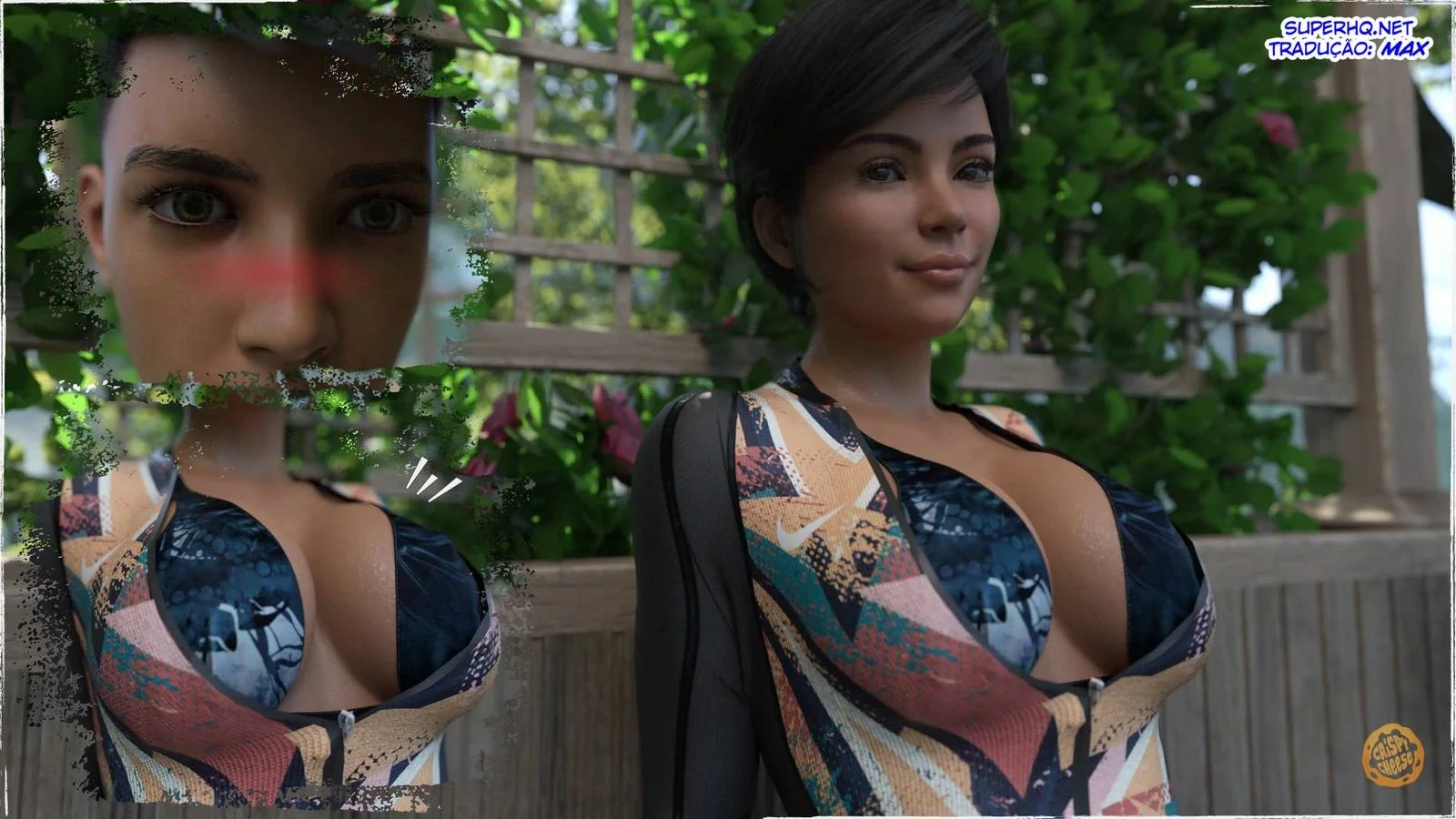 Pedalada com a Tia Piranha - Presente Surpresa em Hentai HQ Brasileiro