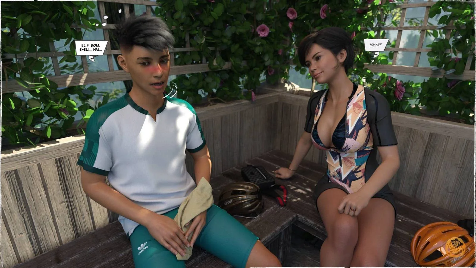 Pedalada com a Tia Piranha - Presente Surpresa em Hentai HQ Brasileiro