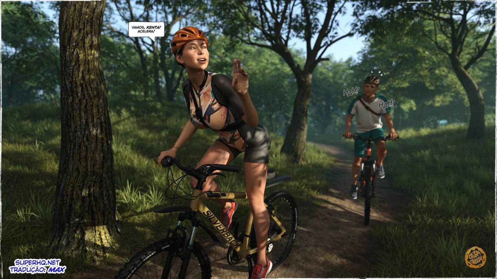 Pedalada com a Tia Piranha - Presente Surpresa em Hentai HQ Brasileiro