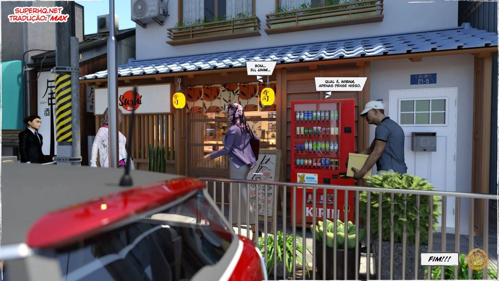 Pedalada com a Tia Piranha - Presente Surpresa em Hentai HQ Brasileiro