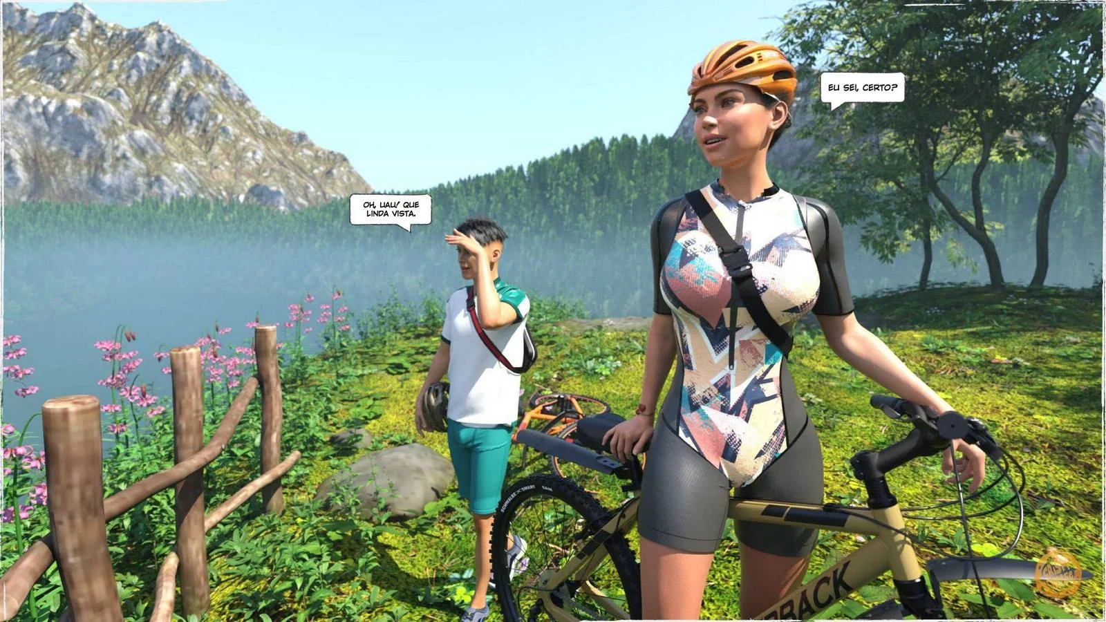 Pedalada com a Tia Piranha - Presente Surpresa em Hentai HQ Brasileiro Pedalada com a Tia Piranha - Presente Surpresa em Hentai HQ Brasileiro