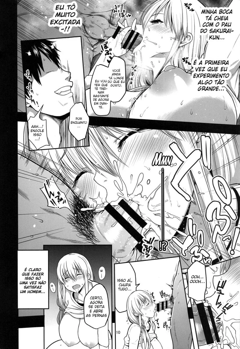 Peitões da Mamãe Gostosa - Shinichi Sakurai não consegue resistir! Em hentai HQ