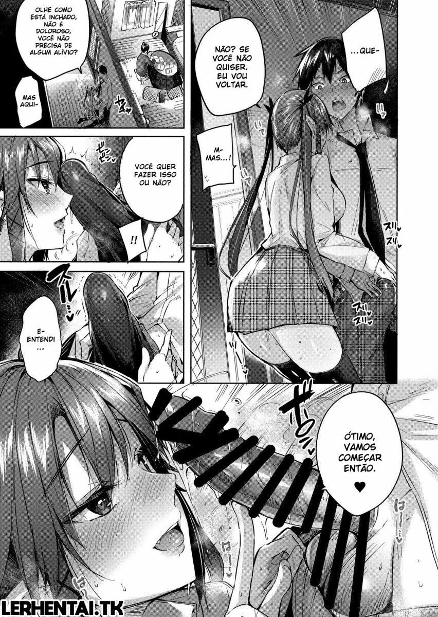 Pequena Diabinha Fazendo Garotos Virgens Perderem o Controle! Em Hentai HQ Brasileiro