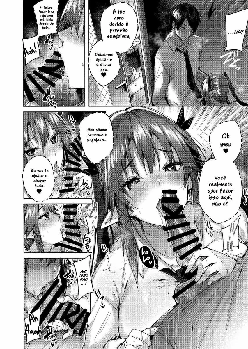 Pequena Diabinha Fazendo Garotos Virgens Perderem o Controle! Em Hentai HQ Brasileiro