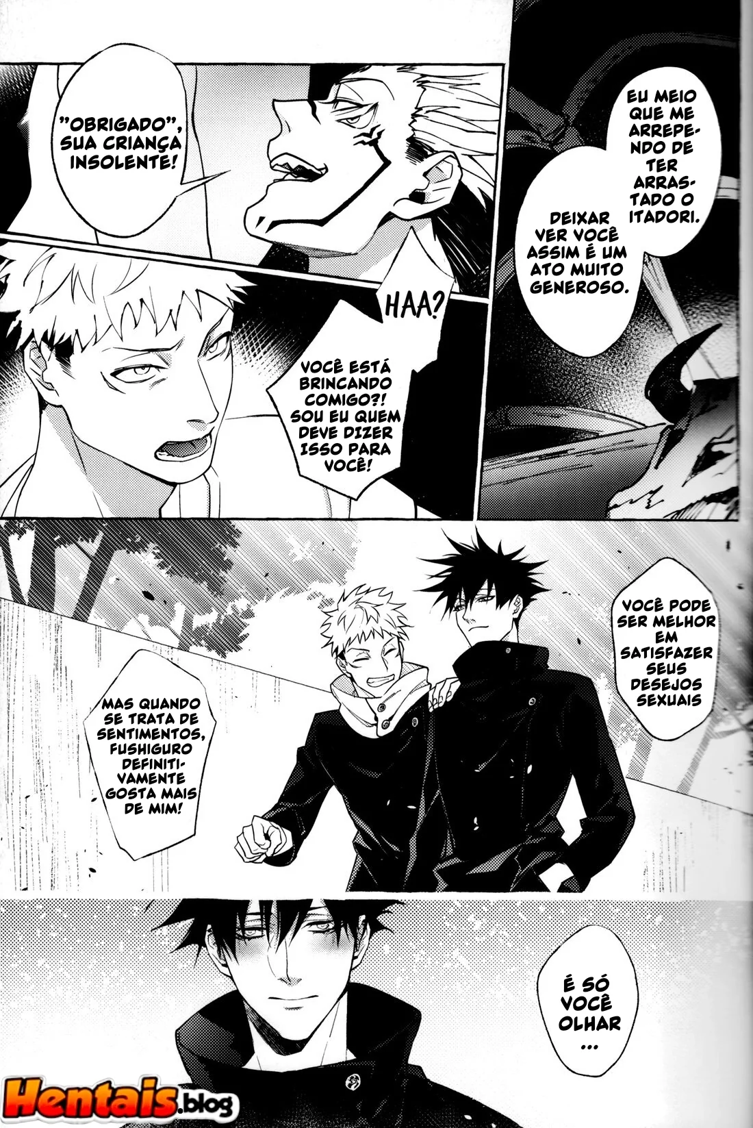 Pernoite em Xião Xing - Sexo Anal e Putaria com Yuuji, Megumi e Sukuna em Hentai HQ Brasileiro!