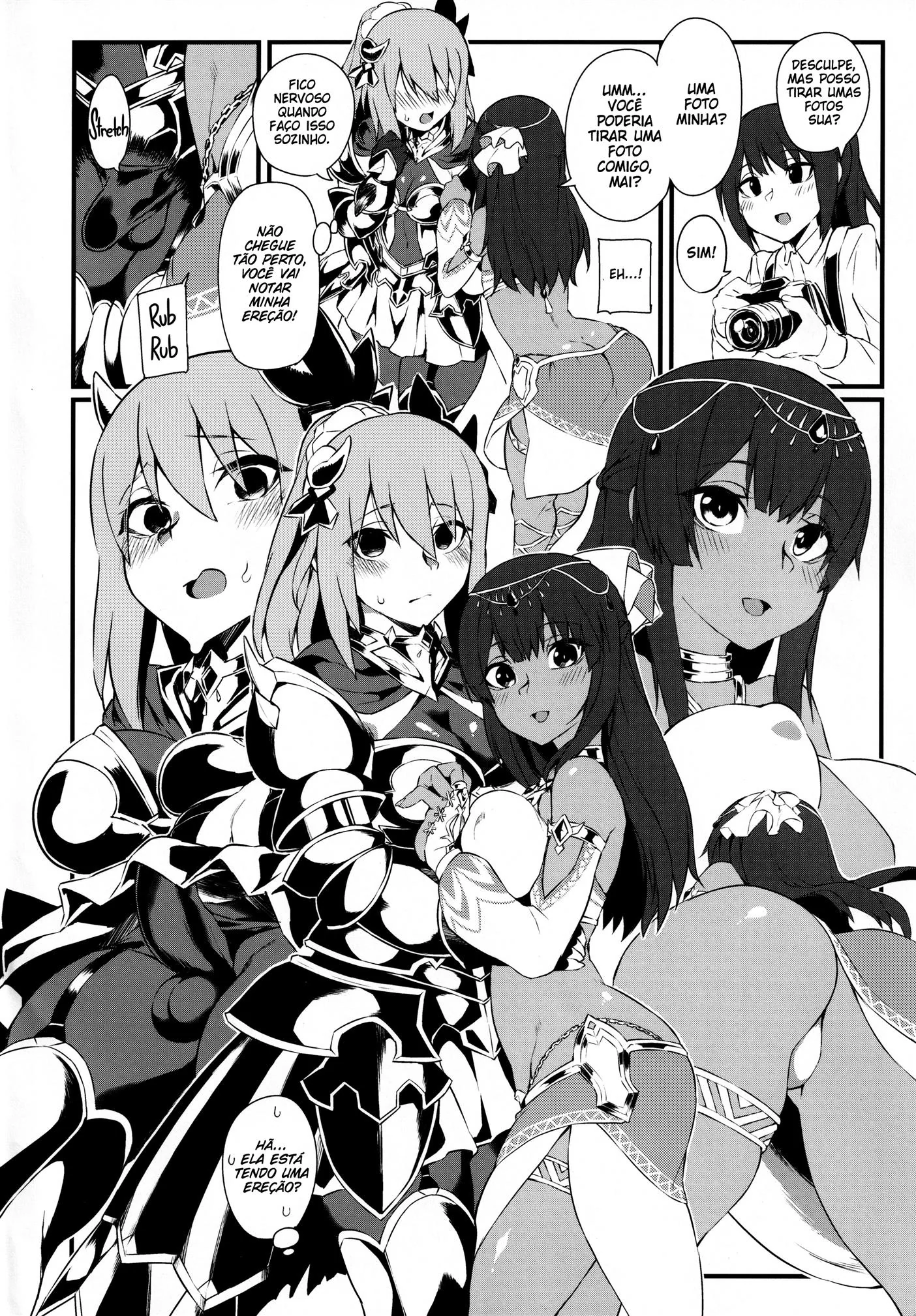 Piração na Convenção: Mai piranha pede rola para fã em Hentai HQ Brasileiro