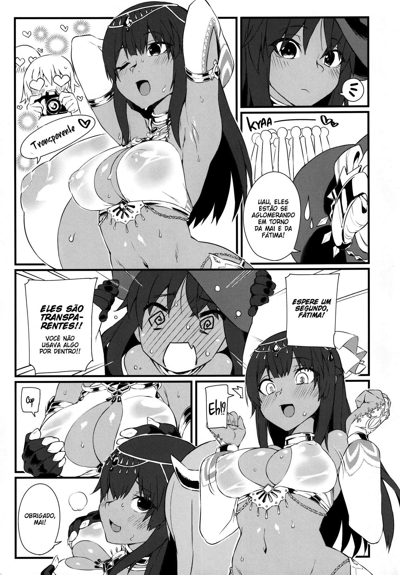 Piração na Convenção: Mai piranha pede rola para fã em Hentai HQ Brasileiro