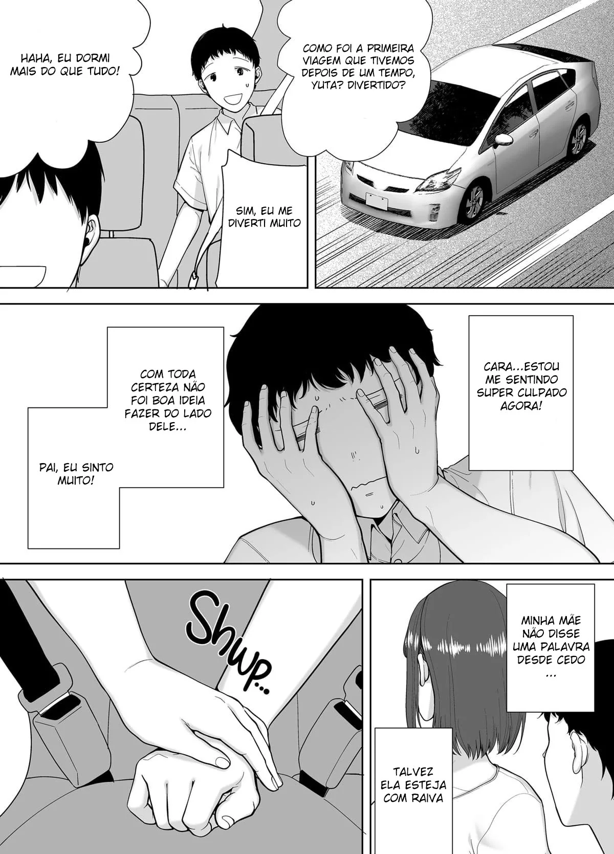 Piranha da Mãe na Pousada com o Filho Tarado em Hentai HQ Brasileiro