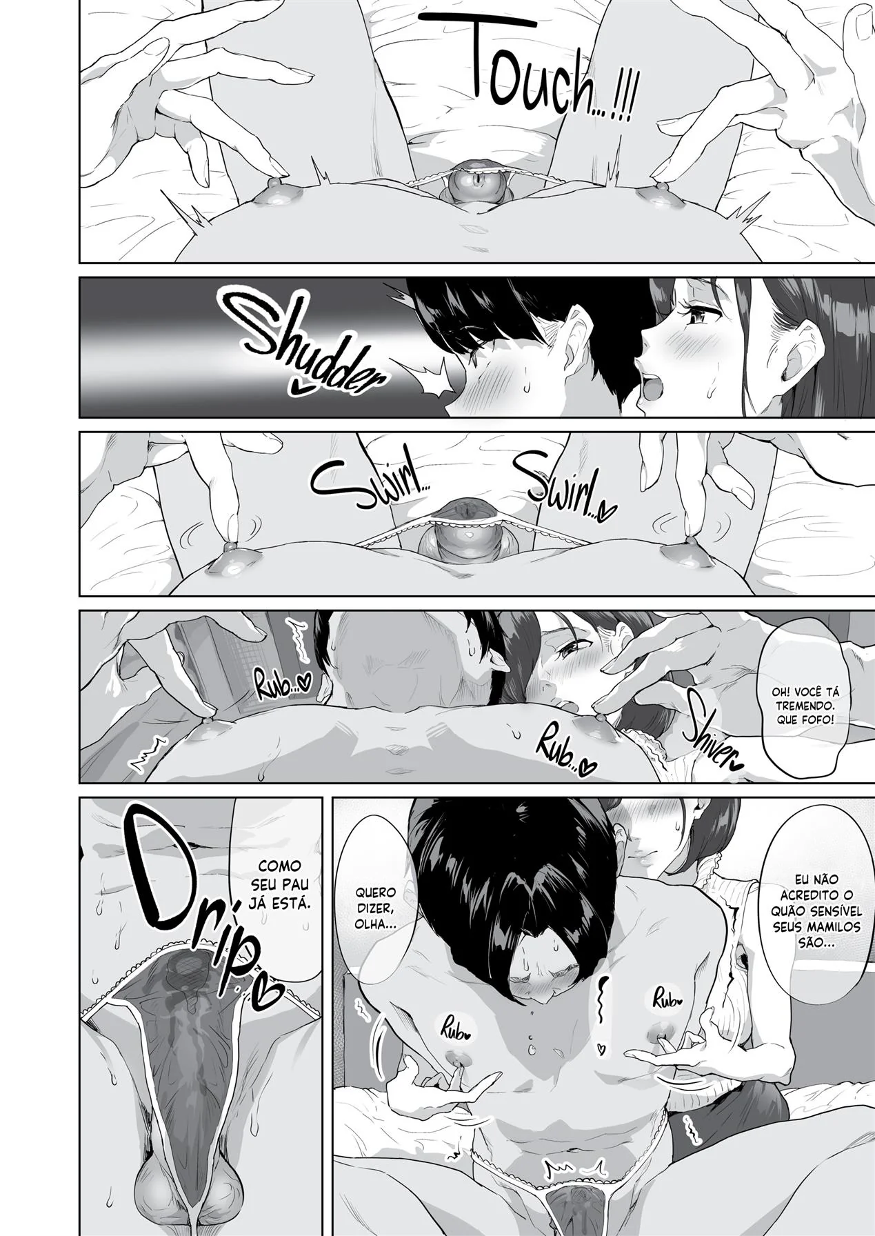 Piranha da Mãe na Pousada com o Filho Tarado em Hentai HQ Brasileiro