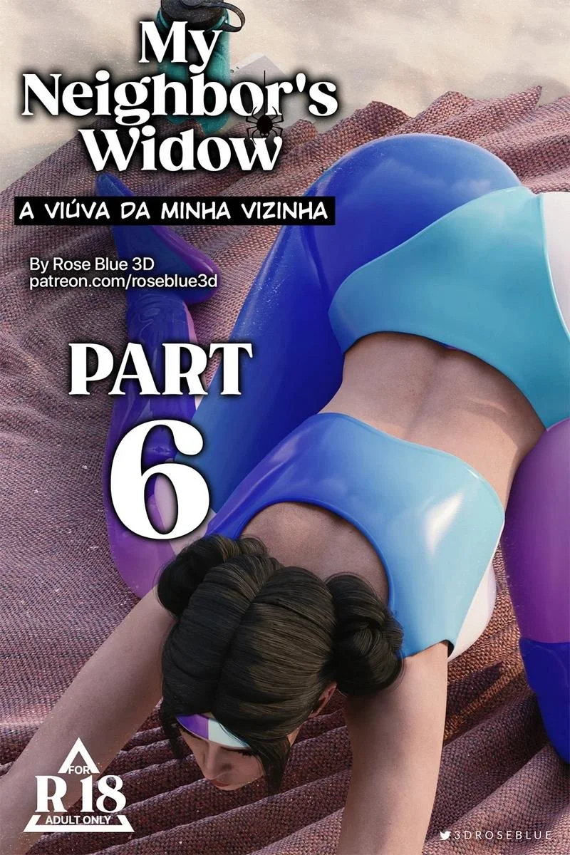 Piranha flagrada no provador leva piroca da Viúva Negra em Hentai 3D Brazuca