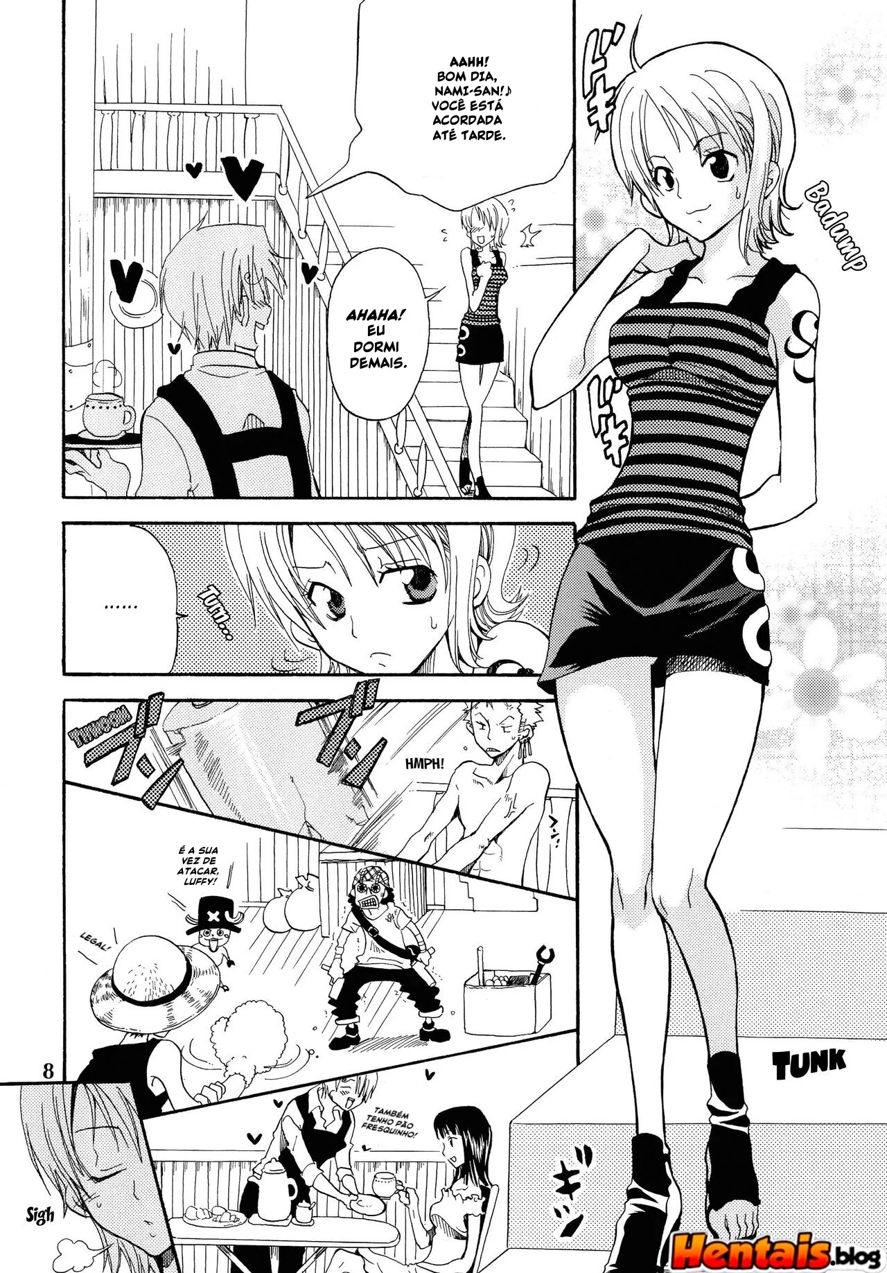 Piranha Nami no Soco de Felicidade 6 - Exploração de buceta em hentai HQ Piranha Nami no Soco de Felicidade 6 - Exploração de buceta em hentai HQ