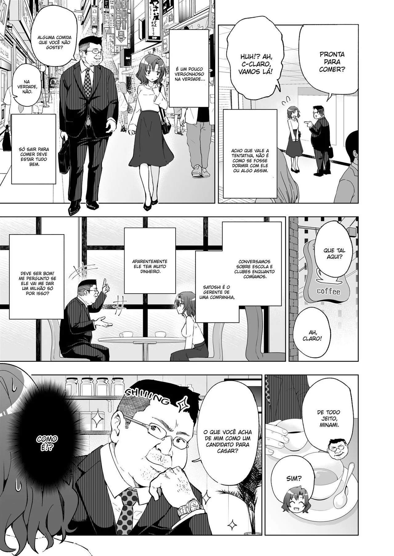 Piranha Novinha da Faculdade Dando a Buceta Para Velhos Ricos Em Hentai HQ Brasileiro