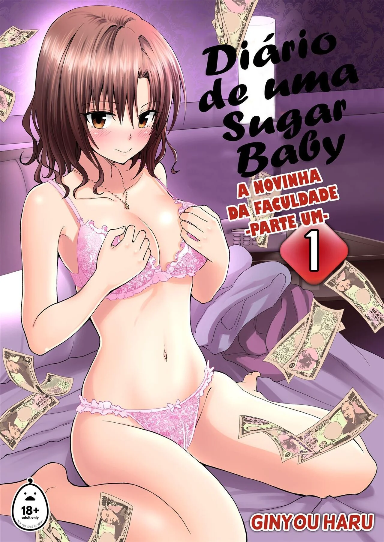 Piranha Novinha da Faculdade Dando a Buceta Para Velhos Ricos Em Hentai HQ Brasileiro