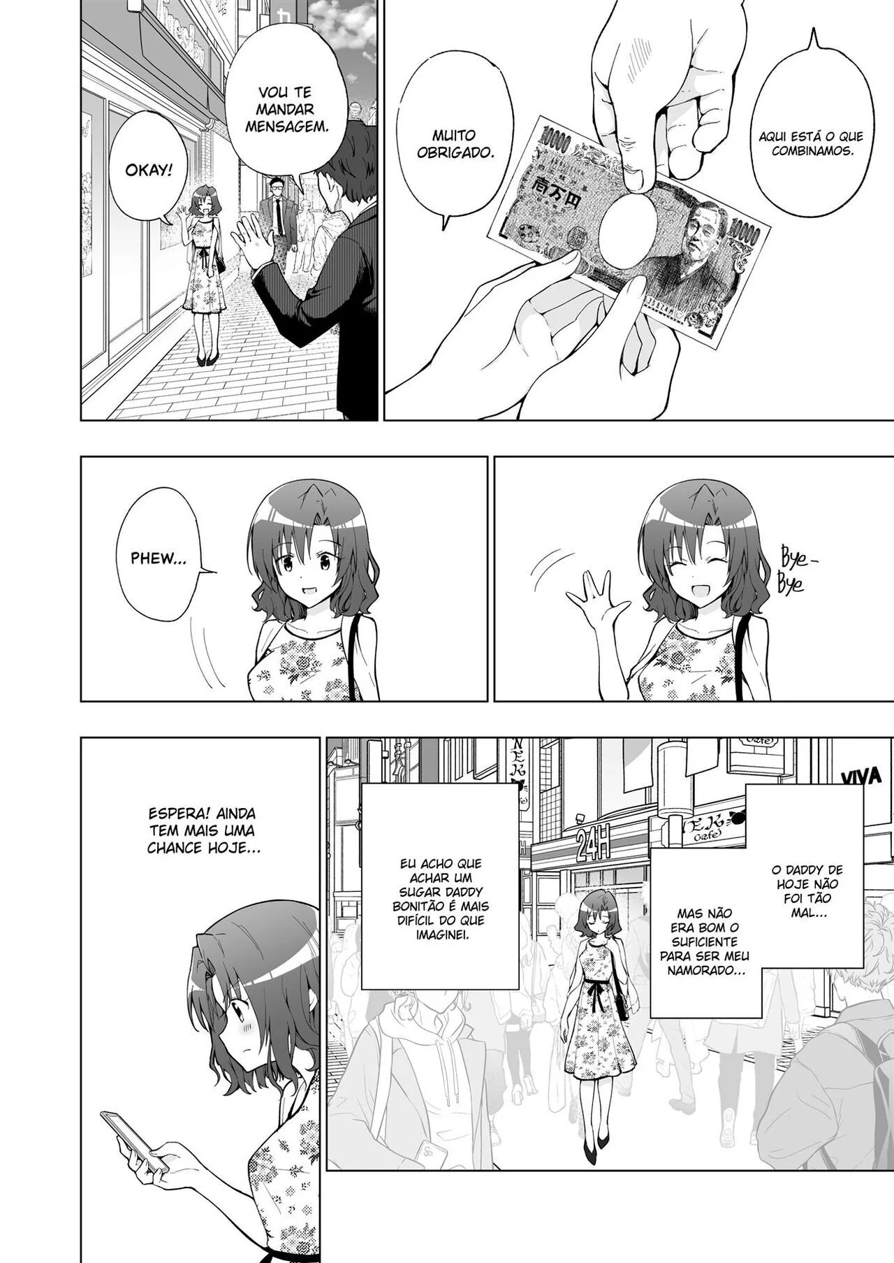 Piranha Novinha da Faculdade Dando a Buceta Para Velhos Ricos Em Hentai HQ Brasileiro