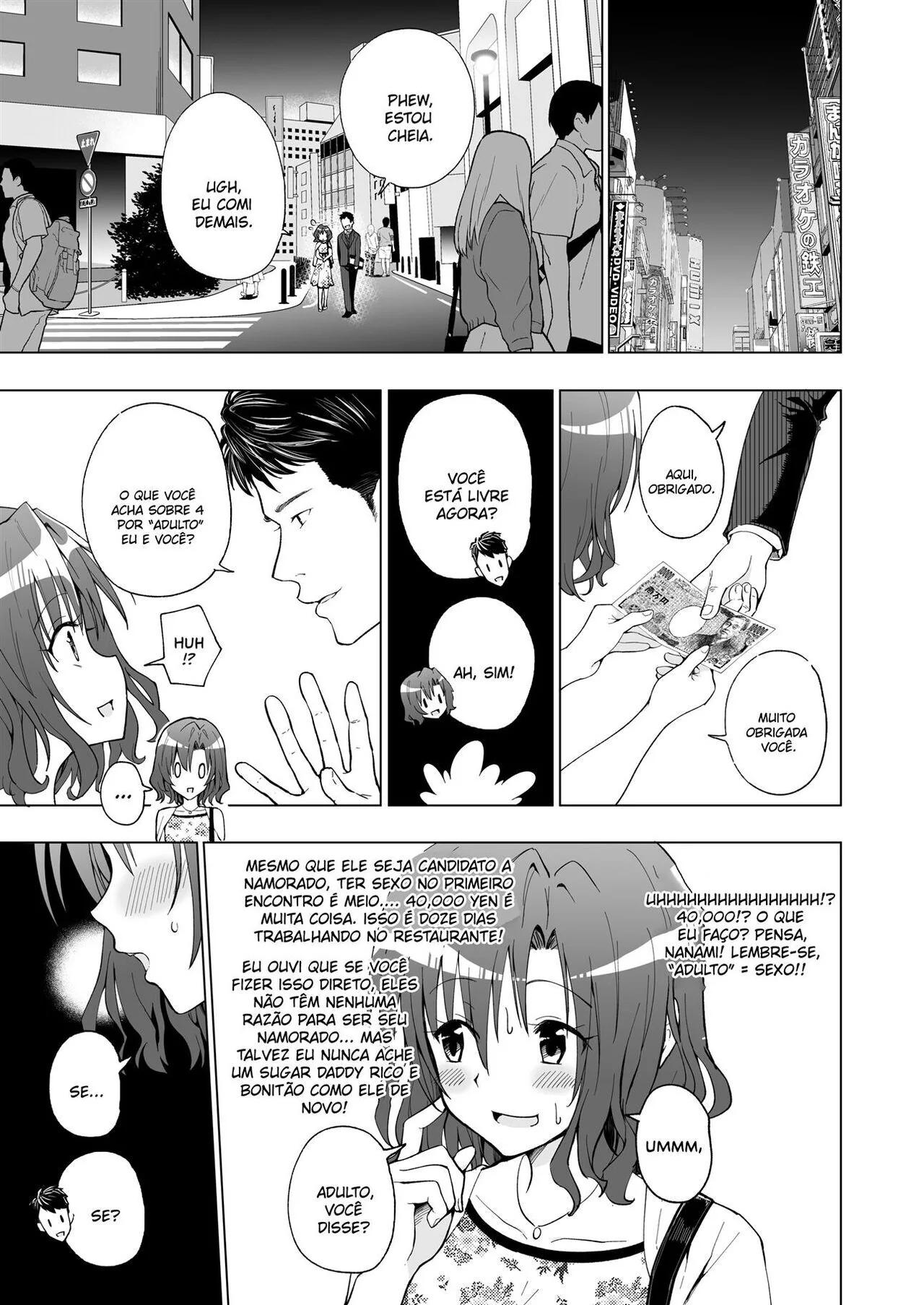 Piranha Novinha da Faculdade Dando a Buceta Para Velhos Ricos Em Hentai HQ Brasileiro