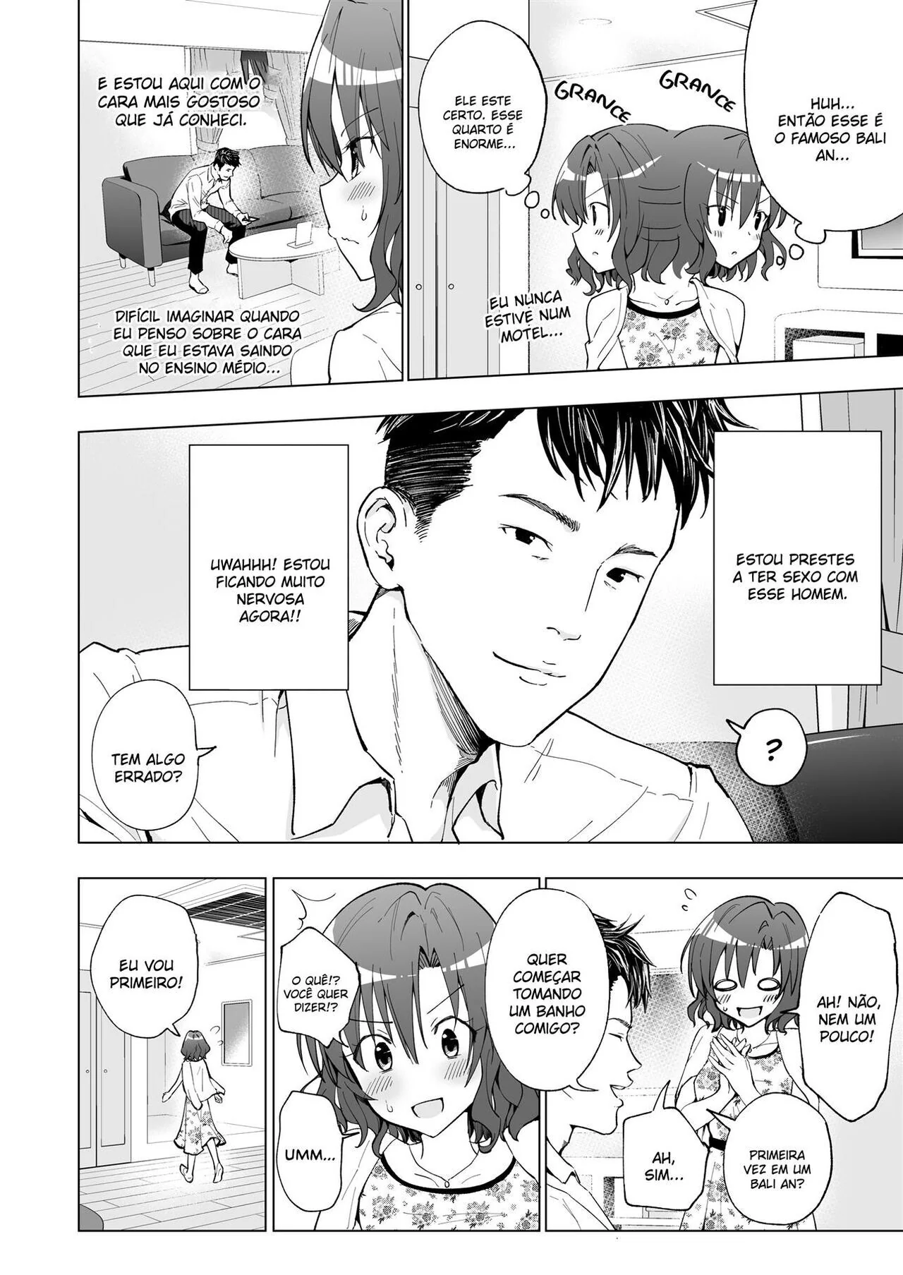 Piranha Novinha da Faculdade Dando a Buceta Para Velhos Ricos Em Hentai HQ Brasileiro