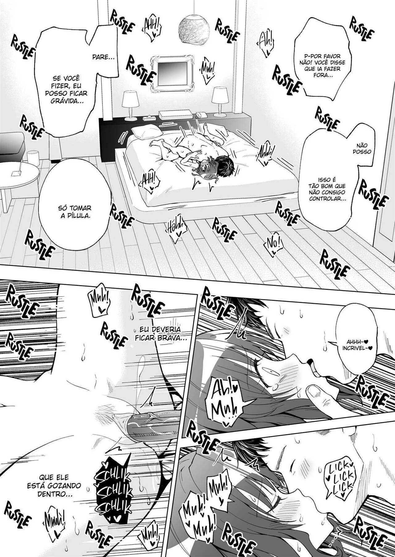 Piranha Novinha da Faculdade Dando a Buceta Para Velhos Ricos Em Hentai HQ Brasileiro