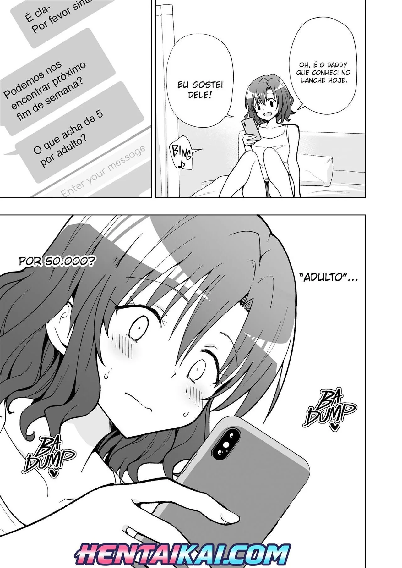 Piranha Novinha da Faculdade Dando a Buceta Para Velhos Ricos Em Hentai HQ Brasileiro