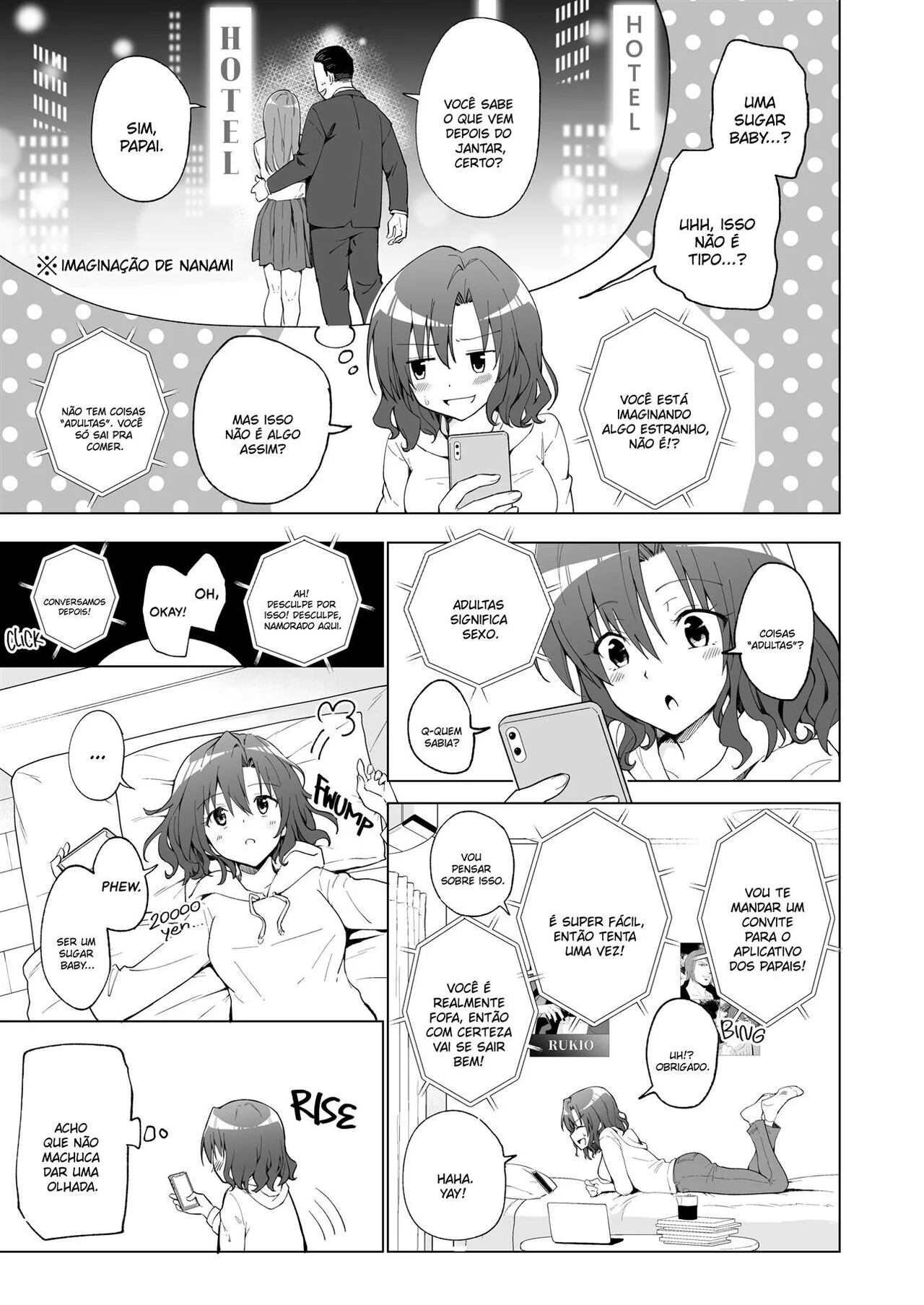 Piranha Novinha da Faculdade Dando a Buceta Para Velhos Ricos Em Hentai HQ Brasileiro