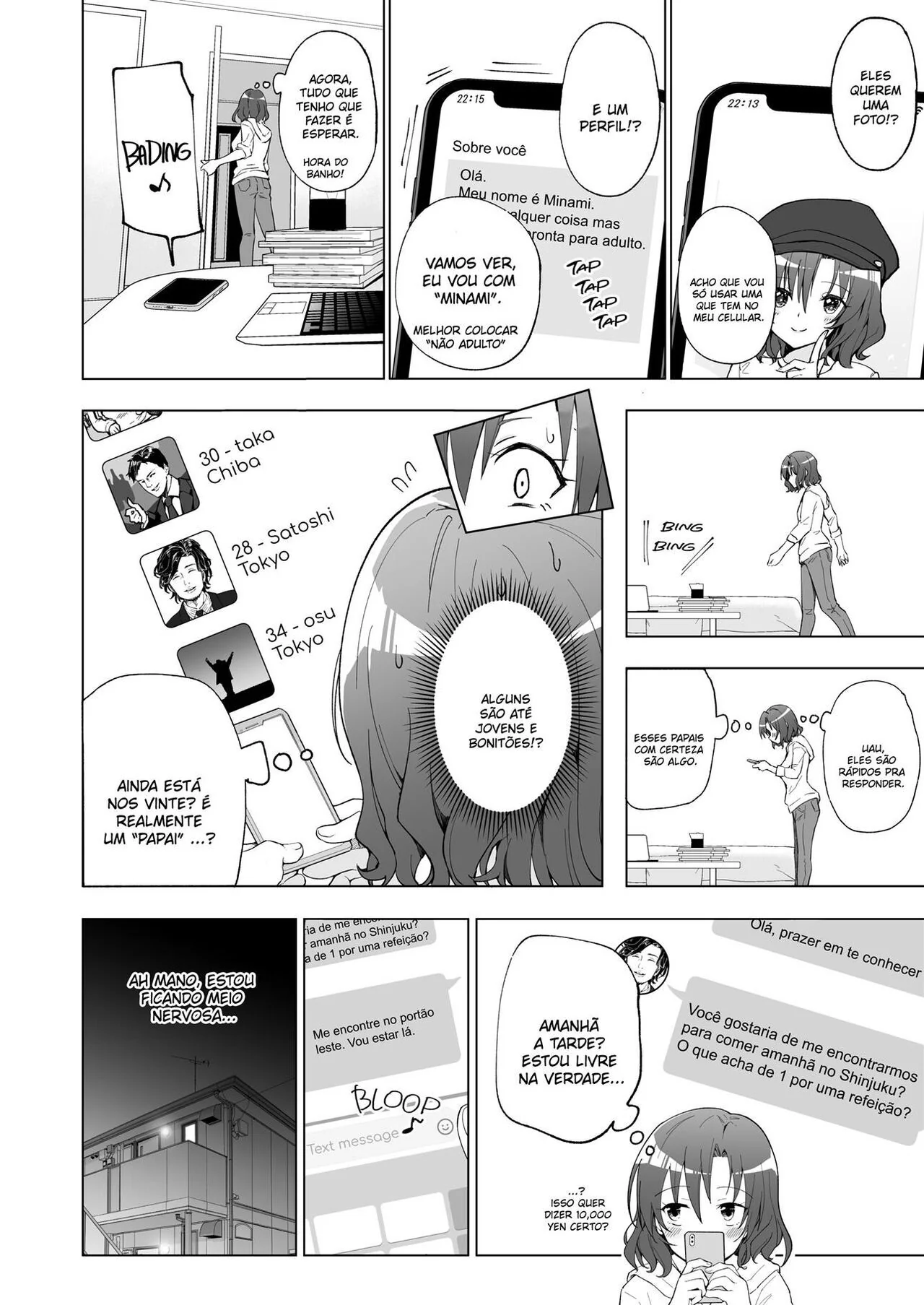 Piranha Novinha da Faculdade Dando a Buceta Para Velhos Ricos Em Hentai HQ Brasileiro