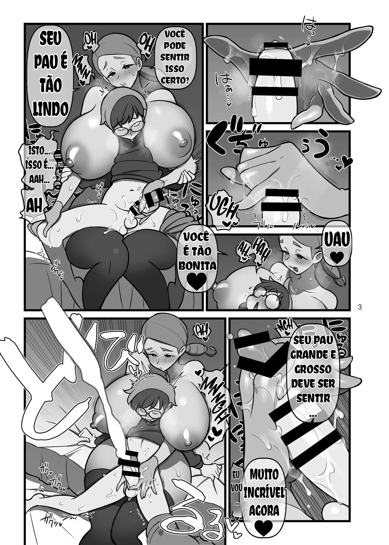 Piranha Peituda Katy Ensina Penny a Cozinhar e Acaba Levando Rola - Pokemon Porno em HQ Brasileiro