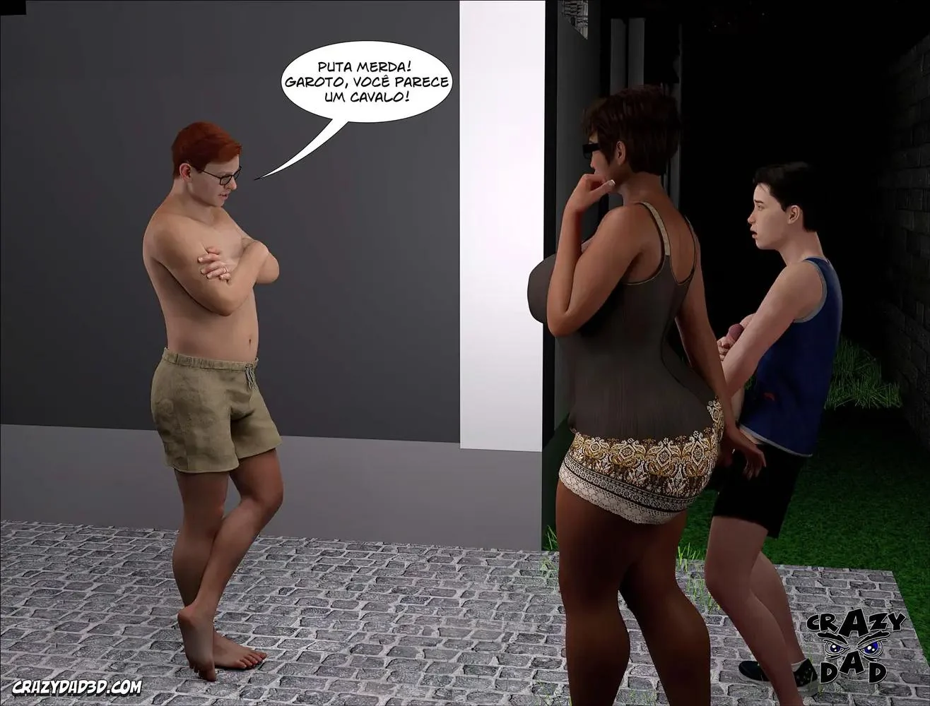 Piranha se entrega para a piroca gigante do amante em Hentai HQ Brasileiro