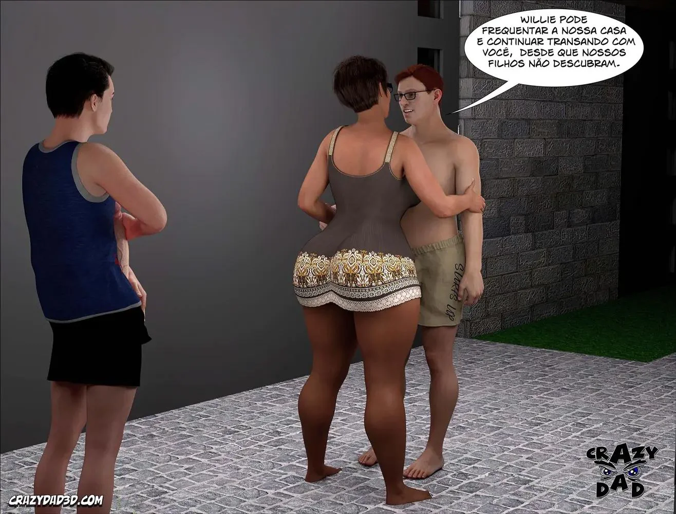 Piranha se entrega para a piroca gigante do amante em Hentai HQ Brasileiro