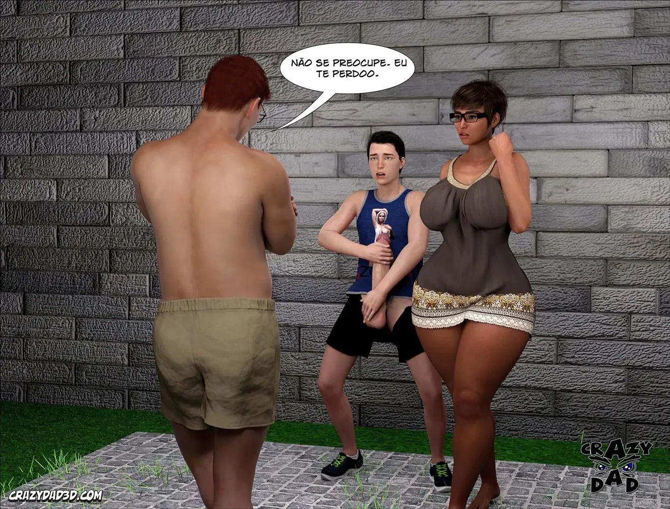 Piranha se entrega para a piroca gigante do amante em Hentai HQ Brasileiro