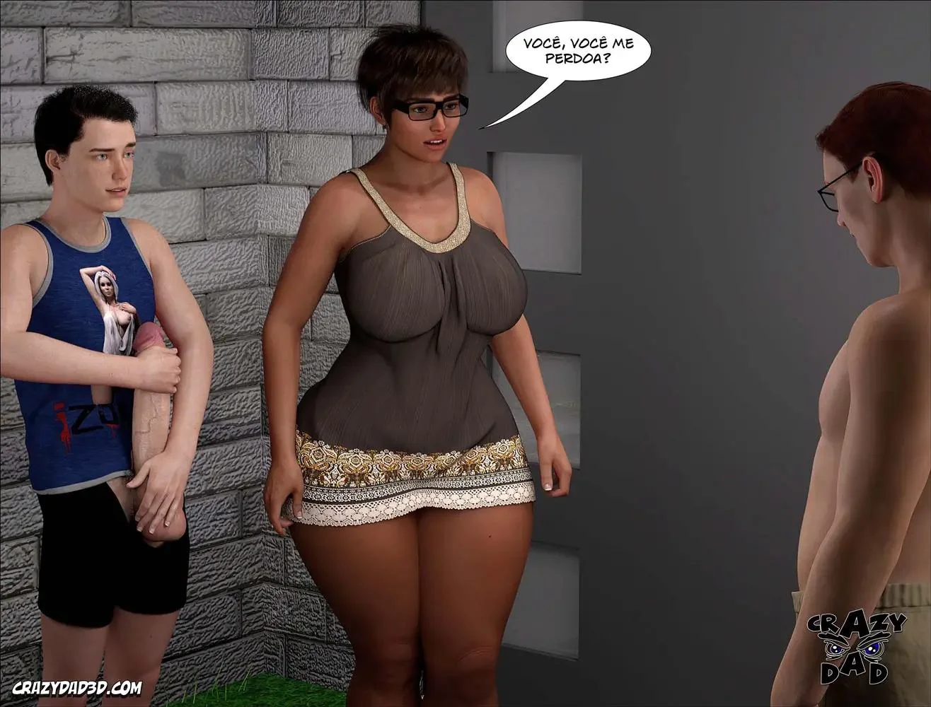 Piranha se entrega para a piroca gigante do amante em Hentai HQ Brasileiro