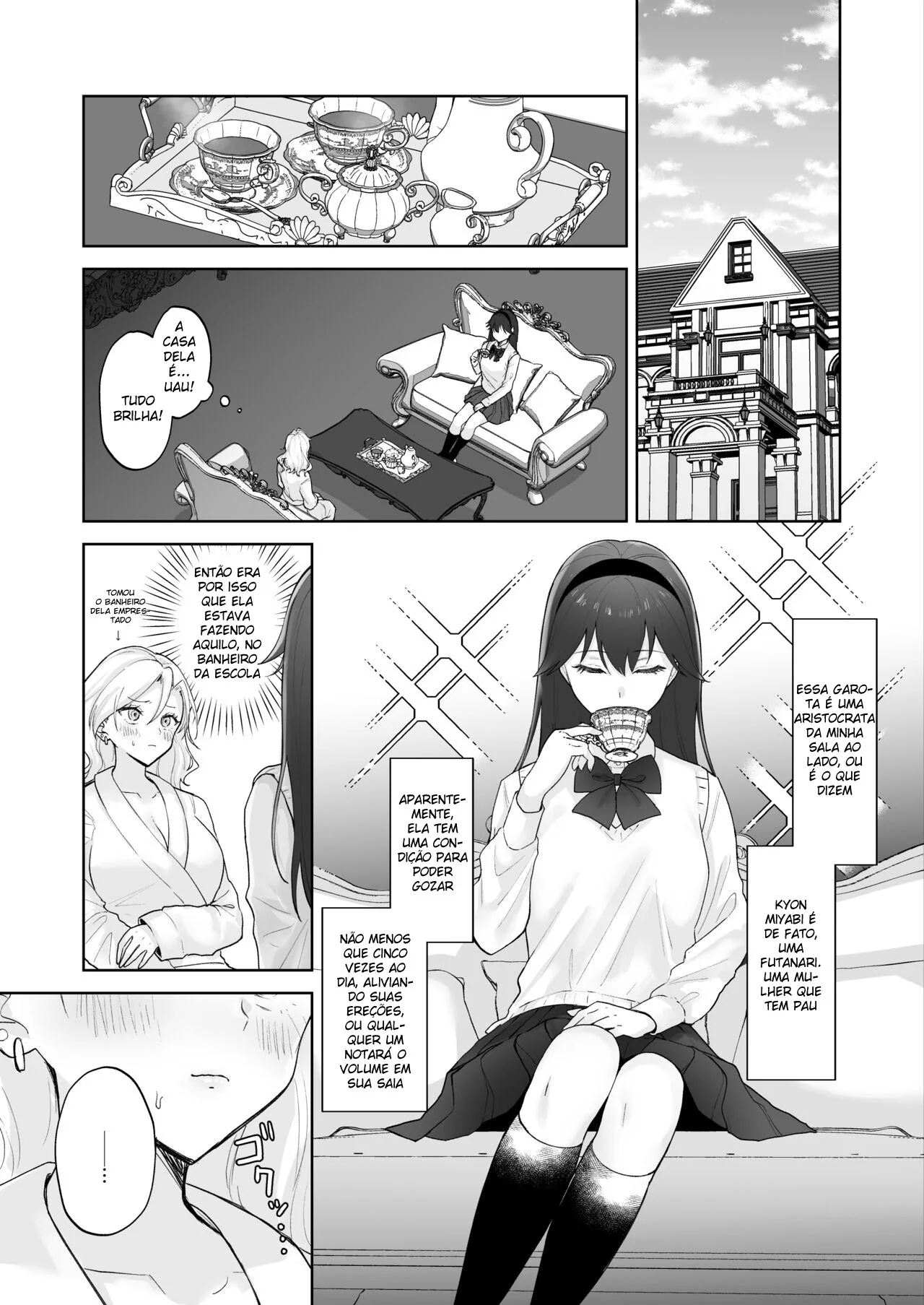 Piranha Virgem se Entrega à Rola da Futanari Dominante em Brasil Hentai