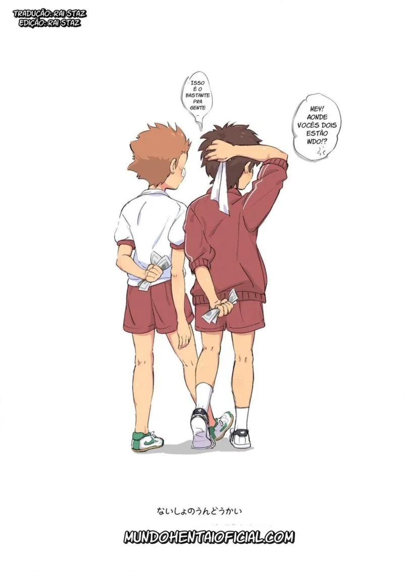 Piranhas da Escola fazendo Safadezas em Hentai Yaoi HQ Brasileiro