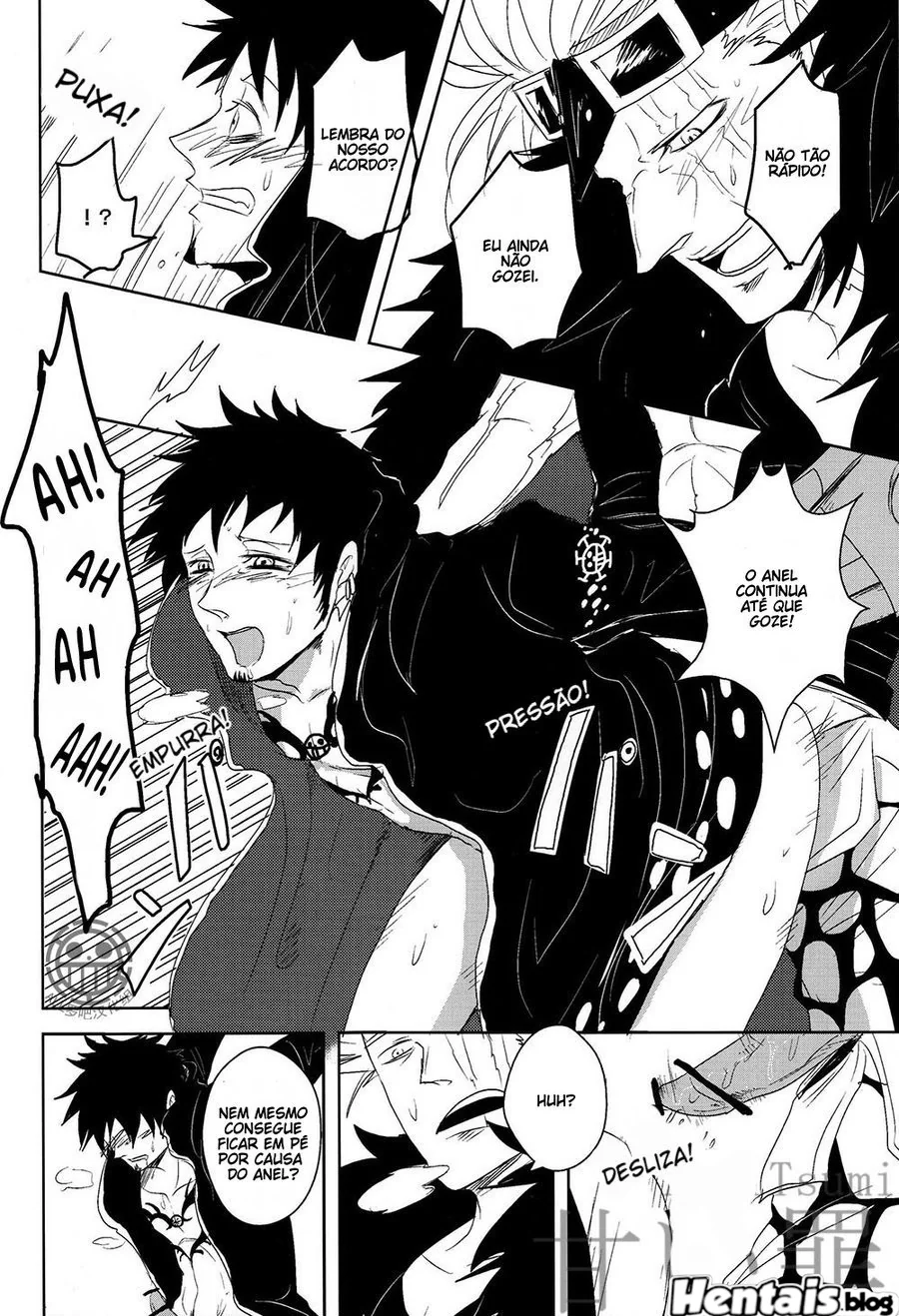 Piranhas da One Piece: Duelo de Pirocas entre Trafalgar Law e Eustass Kid em Hentai Gay HQ Brasileiro Piranhas da One Piece: Duelo de Pirocas entre Trafalgar Law e Eustass Kid em Hentai Gay HQ Brasileiro