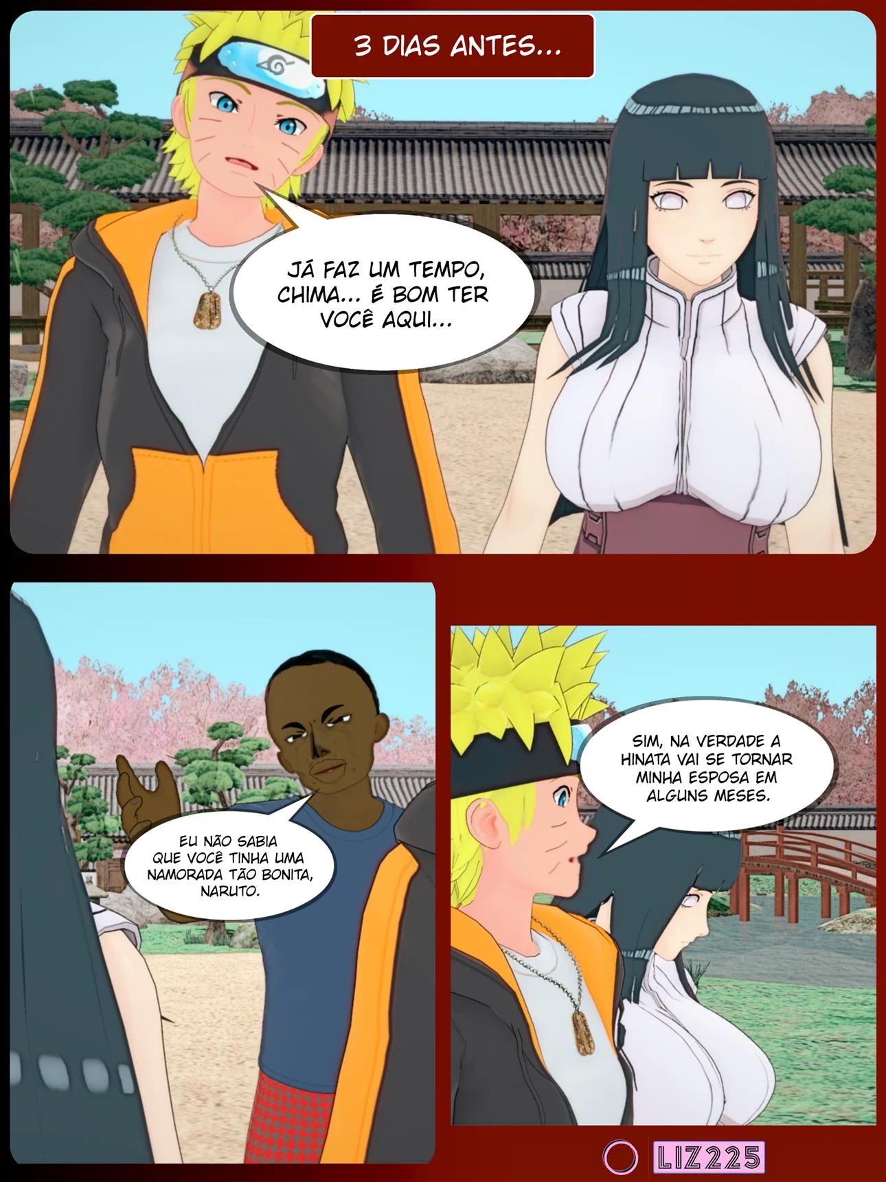 Piranhas de Konoha: Fim de Semana Tarado na Pousada do Velho Safado" em Anime Hentai HQ Brasileiro